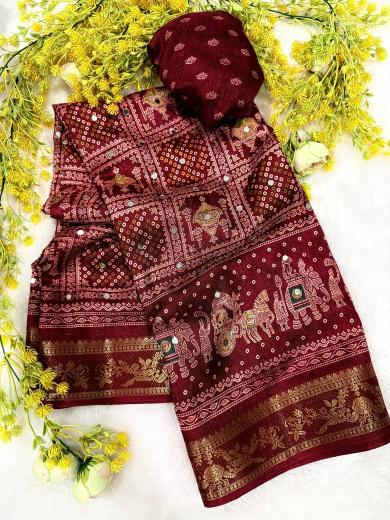 Vastrangan ajrakh wholesale saree shop in surat